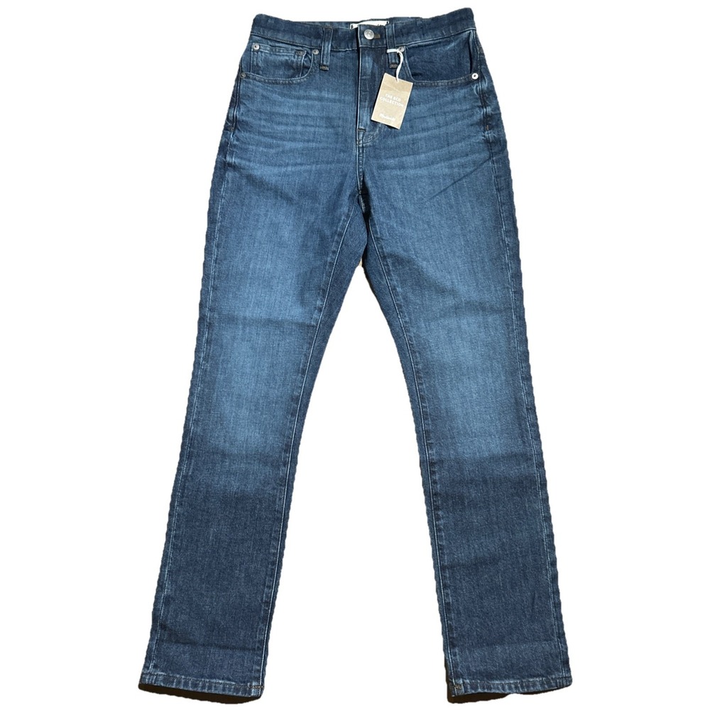 NWT Madewell Jeans Women's 24 The High Rise Slim Boy‎ Jean Medium Wash Stretch